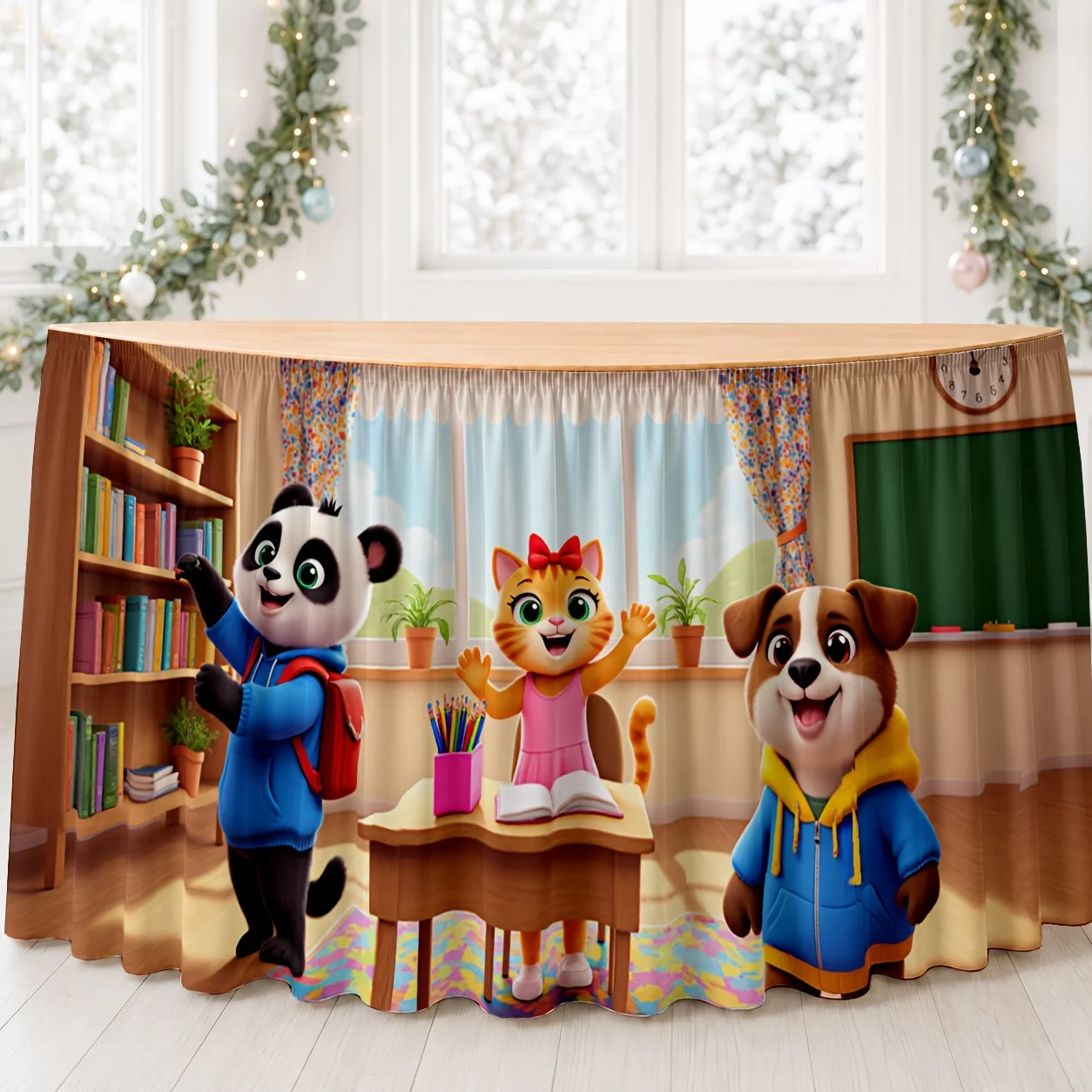 Suitable for birthday indoor and outdoor holiday party decoration with various-sized table setting arrangements