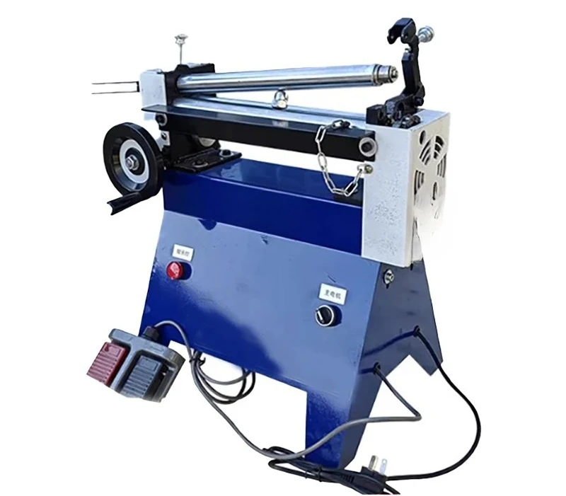 Steel Plate Bending Partly 0.8*450 Axis - Round Tube Rounding Tool Sheet Metal Roll Form 220V Electric Rolling Machine Stainless
