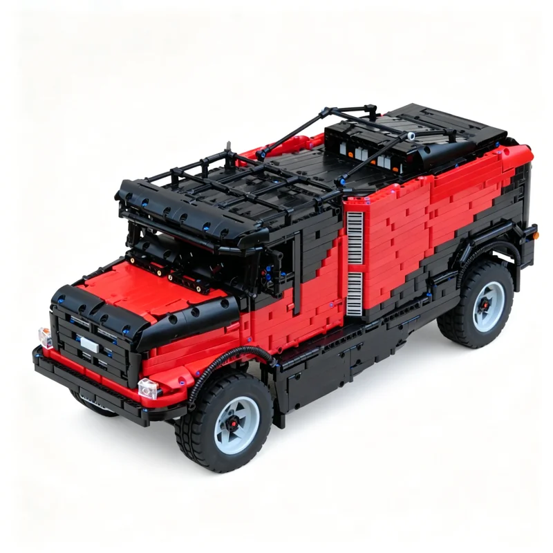 3991pcs MOC Technical Renaultees Dakar Rally Truck Model Building Blocks Toys Christmas Gift Architecture Idea Display Assemble
