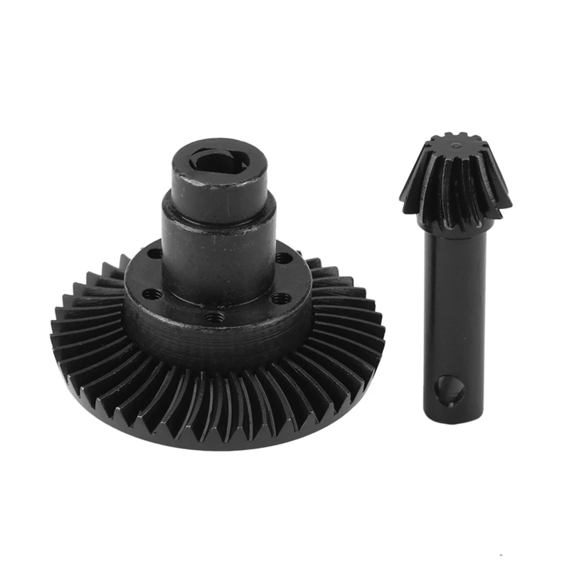 12T 43T Metal Steel Helical Bevel Axle Gear Pinion Gear Set For Axial SCX6 1/6 RC Crawler Car Accessories