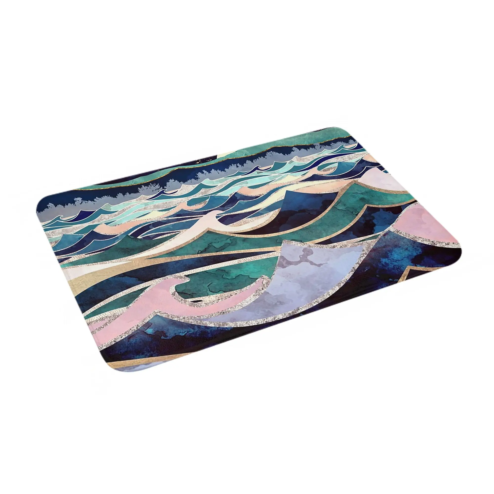 

Moonlit Ocean Anti-slip Doormat Floor Mat Absorbent Mat Carpet Rug for Kitchen Entrance Home Living room Footpad Mats