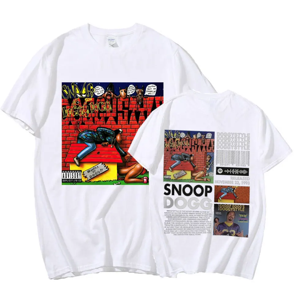 Snoop Dogg T Shirt Doggystyle Album 90s Y2K Merch Vintage Rapper
