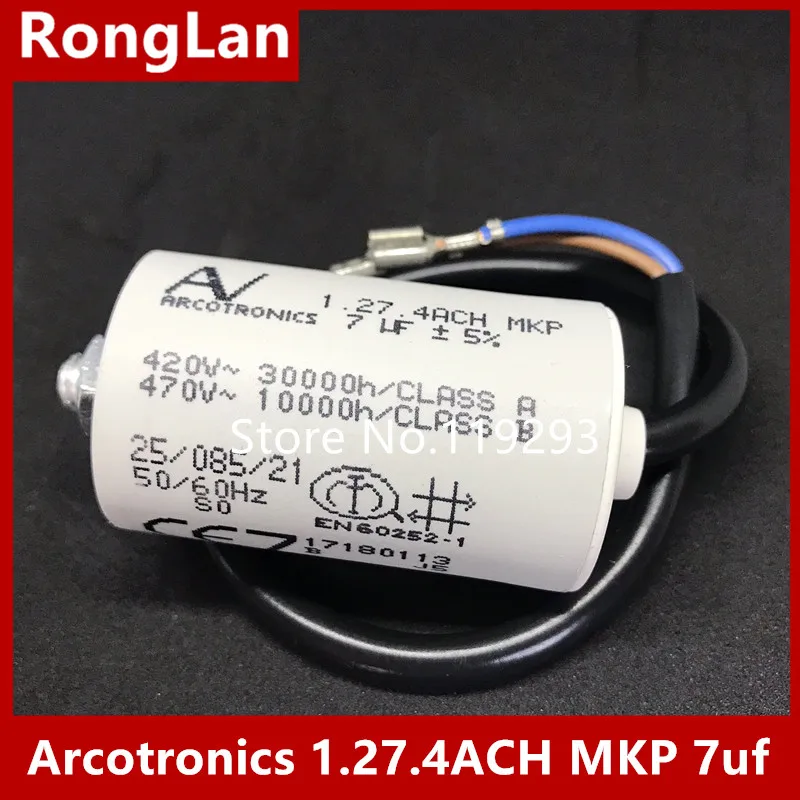 [BELLA]  ultracapacitor [New Original] Arcotronics AV 1.27.4ACH MKP 6UF 7UF 5% motor start capacitors