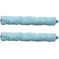 A50Q-4PCS Soft Main Roller Brush For ILIFE Shinebot W400 W450 W455 Floor Washing Robot Brush Spare Parts Replacement