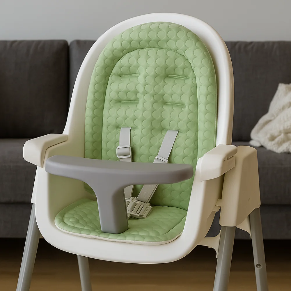 

Breathable Baby Pram Cushion Stroller Accessories Solid Color Baby Stroller Cushion Dining Chair Soft Pushchair Car Mat Toddler