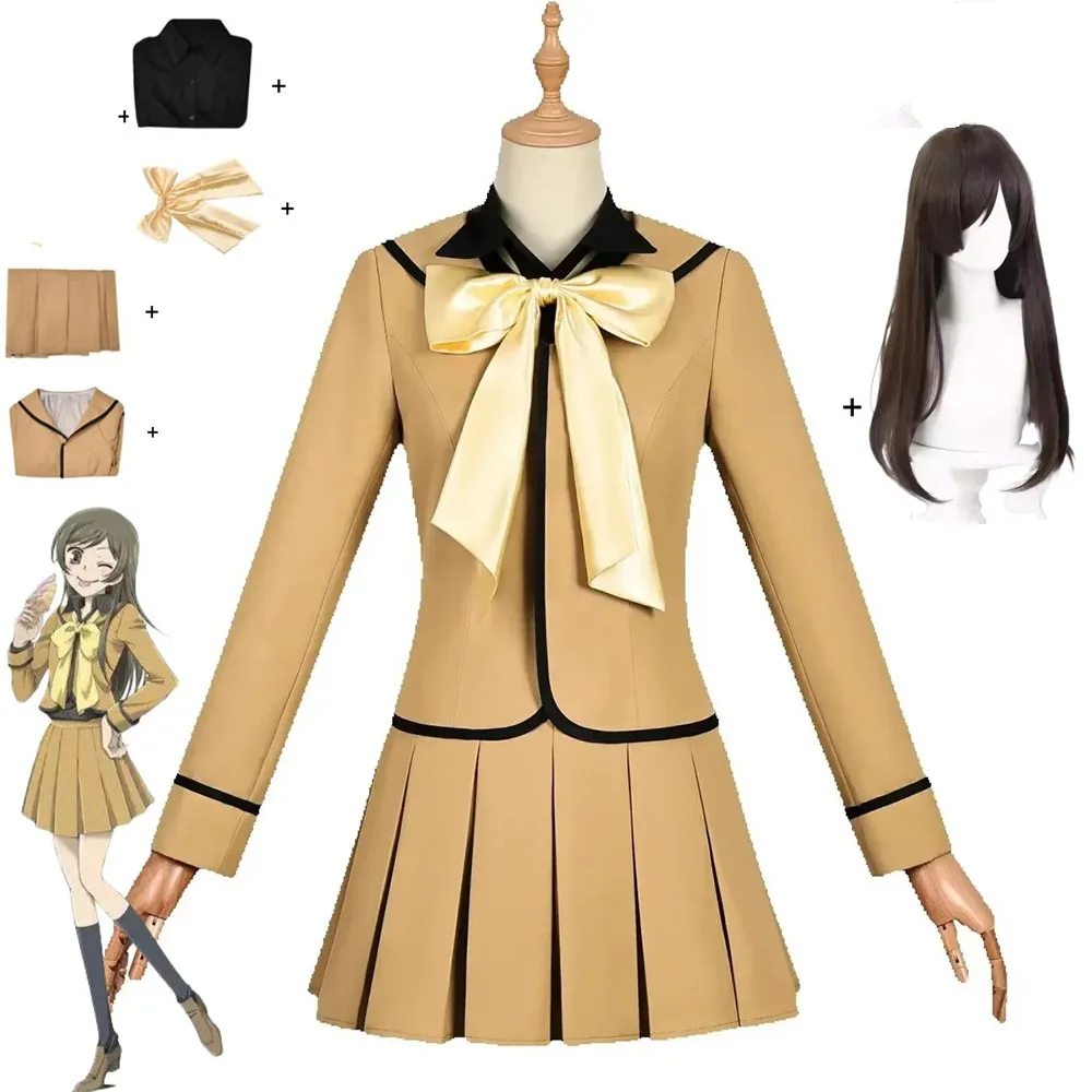

Anime Kamisama Kiss Kamisama Love Momozono Nanami Cosplay Costume Wig School Uniform Skirt Woman Cute Kawaii Campus Carnival Set