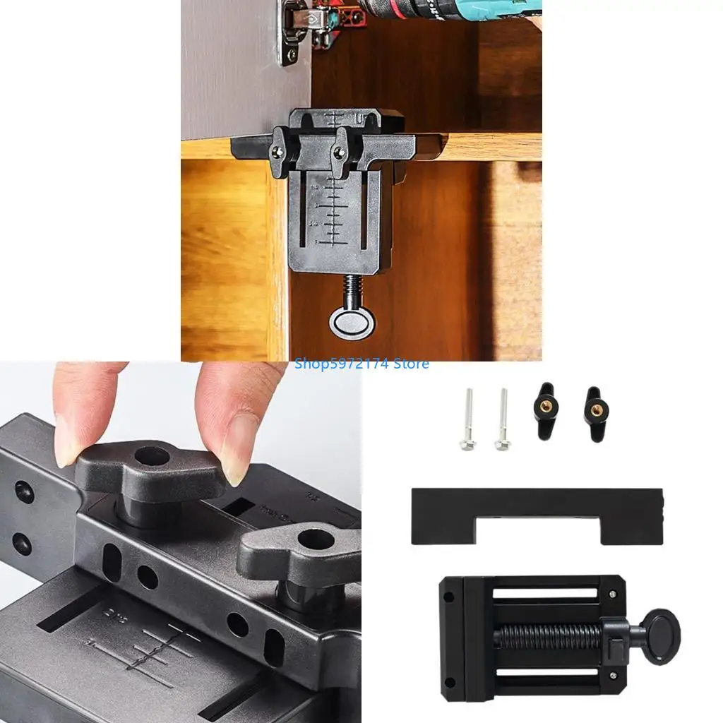 Y3NB Quick Cabinet Door Installs Tool, Adjustable Locators Drill Templates for Home Renovations