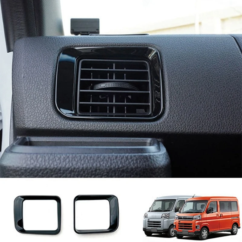 Car Dashboard Side Air Vent Housing Outlet Frame Decorative Cover Trim For Daihatsu ATRAI HIJET CARGO 2022