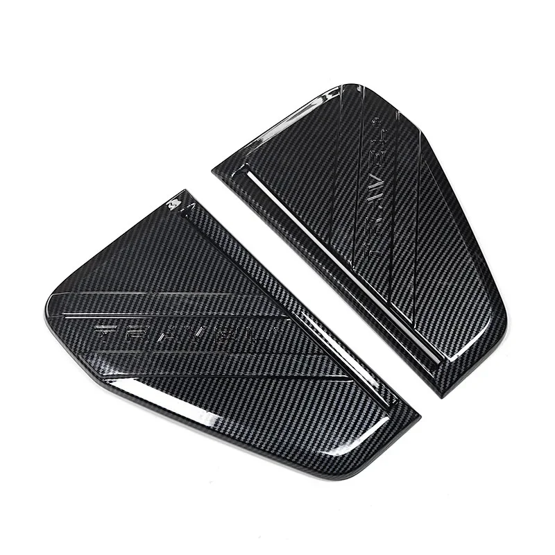 2pcs For Chery Jetour T2 2023-2025 Car Carbon Fiber ABS Decorative Cover Body Side Label Air Vent Decoration Auto Accessories