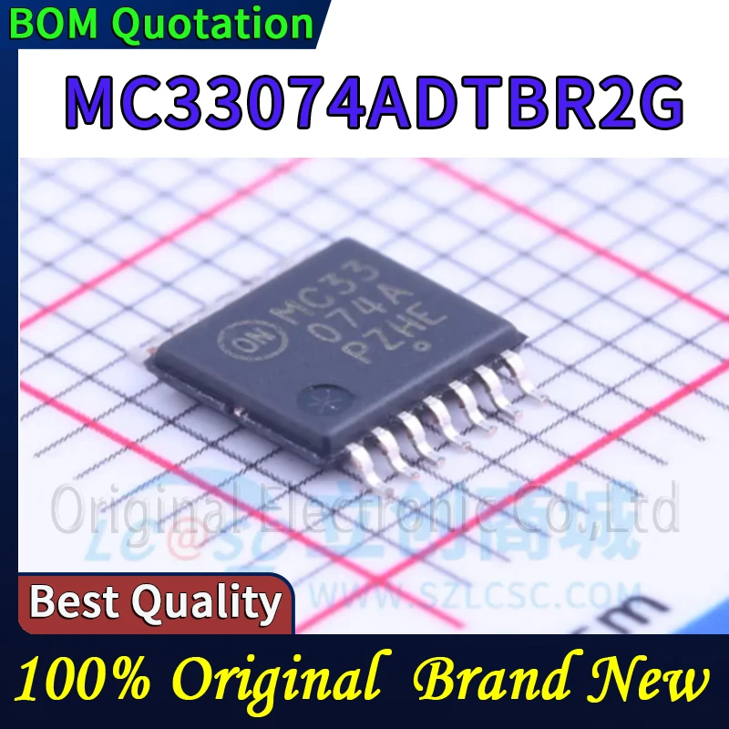 10pcs/lot MC33074ADTBR2G Original  In stock High quality