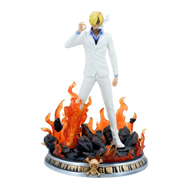 

Bandai One Piece Handheld Black Footed Xiangjishi GK Dreamy Mountain with Base Anime Model Room Ornament Peripheral Gifts