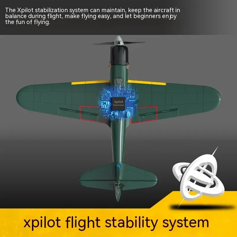 Orlando modelo Zero Fighter, Avión de cuatro canales, un botón, caída con retorno de baja potencia, espuma Epp resistente a caídas