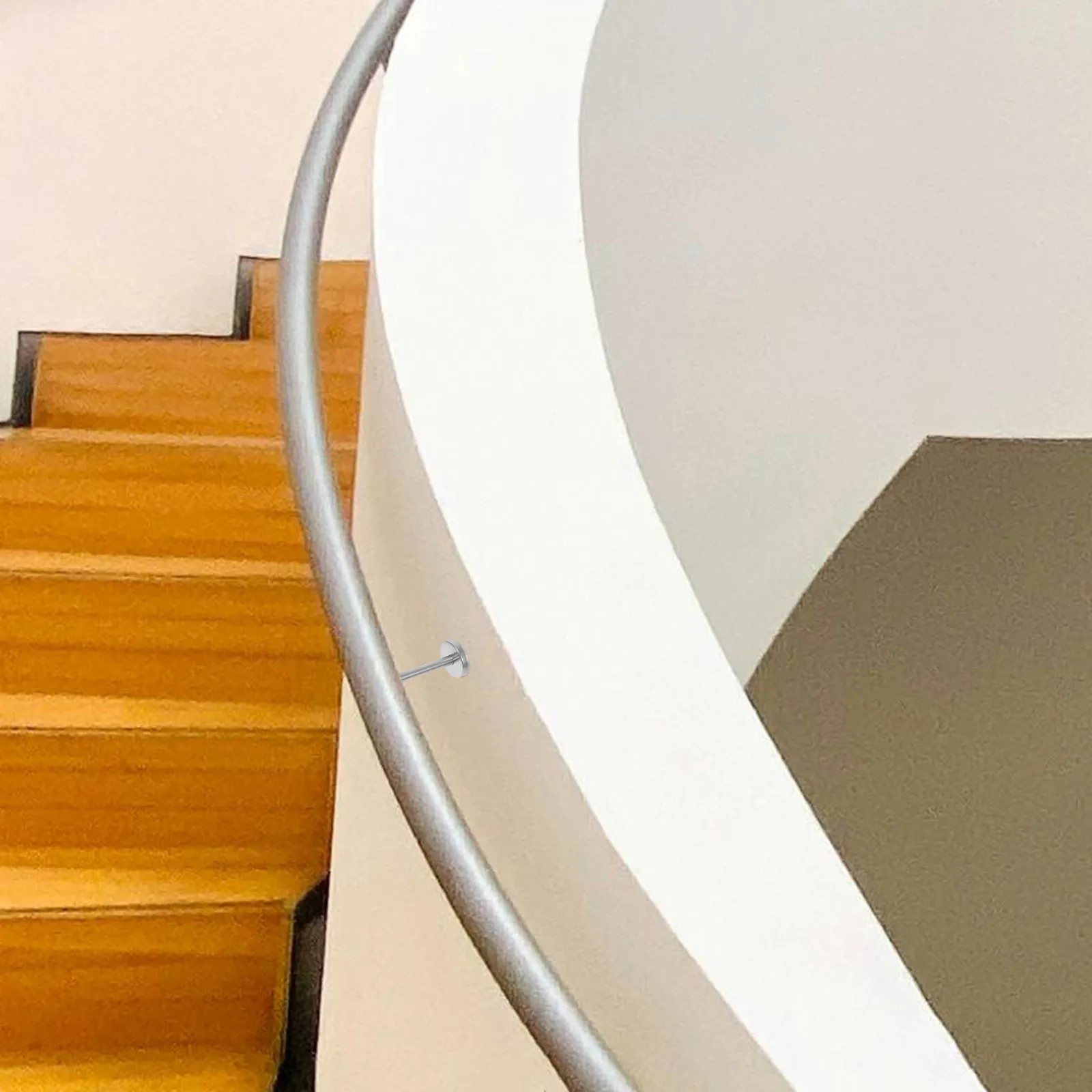 Stainless Steel Handrail Bracket Adjustable Wall-Mounted Stair Railing Holder for Home Office Mall Corridor Support