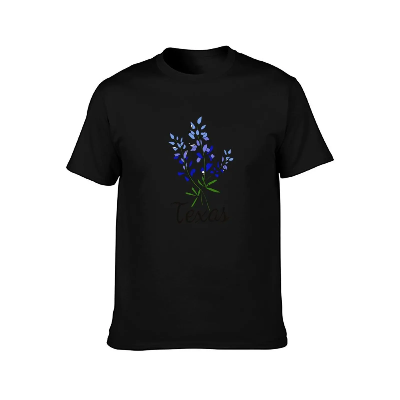 Bluebonnet T-Shirt man t shirt cotton high quality T-Shirt