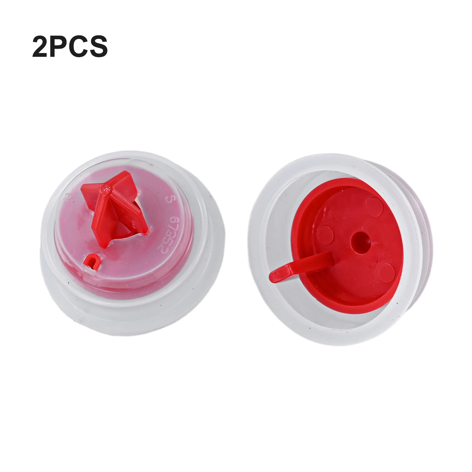 

Transparent + Red Replacement Diaphragm Washer Set for For 43758 Diaphragm Impulse Side Bottom Valves Pack of 2