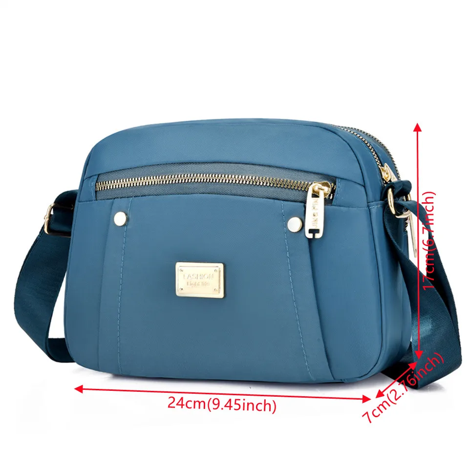 School Backpack For Teenage Women Backpacks Nylon Waterproof Female Casual Shoulder Crossbody Bag