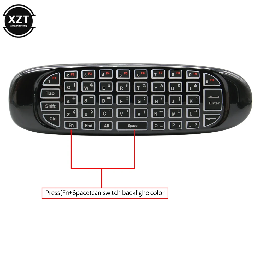 C120 Air Mouse 2.4G Wireless Mini Keyboard Remote Control with USB Receiver for PC Smart TV Android TV Box