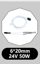 Trianglelab 24V 70W Heizpatrone Rot 6x20mm Mit 100CM Kabel 3D-Drucker für V6 HOTEND Volcano MK8 MK9 CR-10 Ender 3 – Detail 6