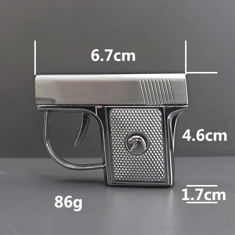 Portable Mini Metal Windproof Jet Torch Lighter, Creative Spray Gun Cigarette Igniter,Unique High-end Smoking Lighters Wholesale