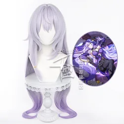 Black Swan Cosplay Wig Long  Honkai Star Rail White Purple Gradient Wig Cosplay Anime Cosplay Wigs Heat Resistant Synthetic Wigs