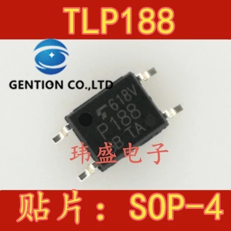 10PCS TLP188 light coupling P188 SOP4 TLP188GB optical isolator in stock 100% new and original