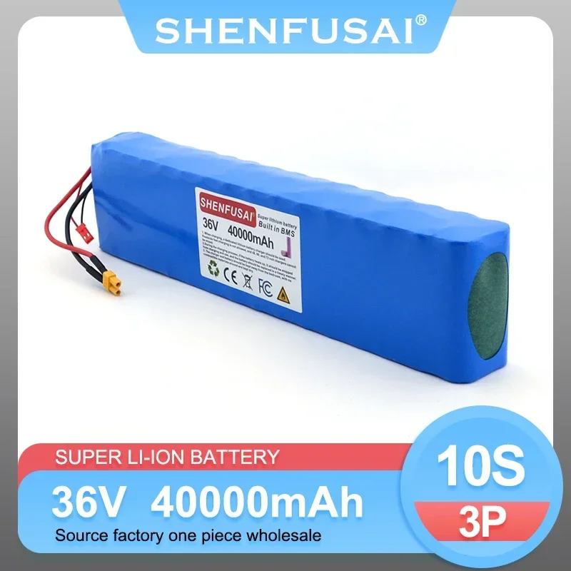 

10S3P lithium batteries, 36V 40000 mAh Multiple plug models with