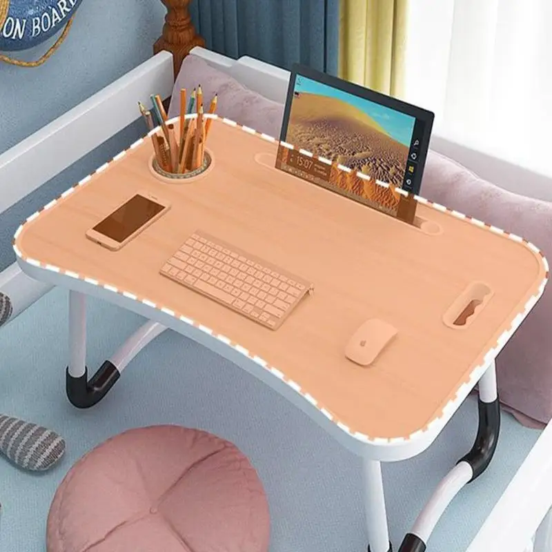 مكتب سرير محمول قابل للطي مع تصاميم مريحة متعددة الوظائف طاولة كمبيوتر محمول دراسة توفير المساحة مكاتب للمنزل والمكتب 87HA #1