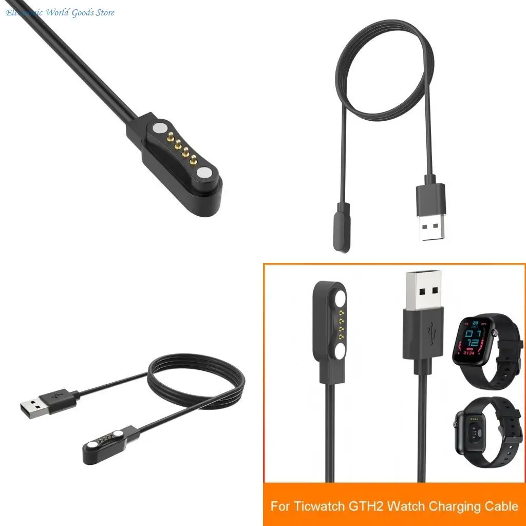 

A3PD Data Holder Quick Charging Cable Bracket Power Adapter for Ticwatch GTH2