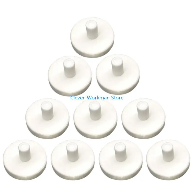 

24TD 10pcs Coral Frag Tiles Ceramic Aquarium Coral Rack Support Bracket Holder Base