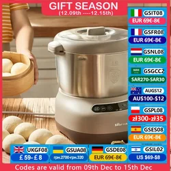 7L Dough Kneading Machine 220V Fully Automatic Dough Mixer Flour Dough Maker For Bread Noodles Cake Fashion Home Appliances