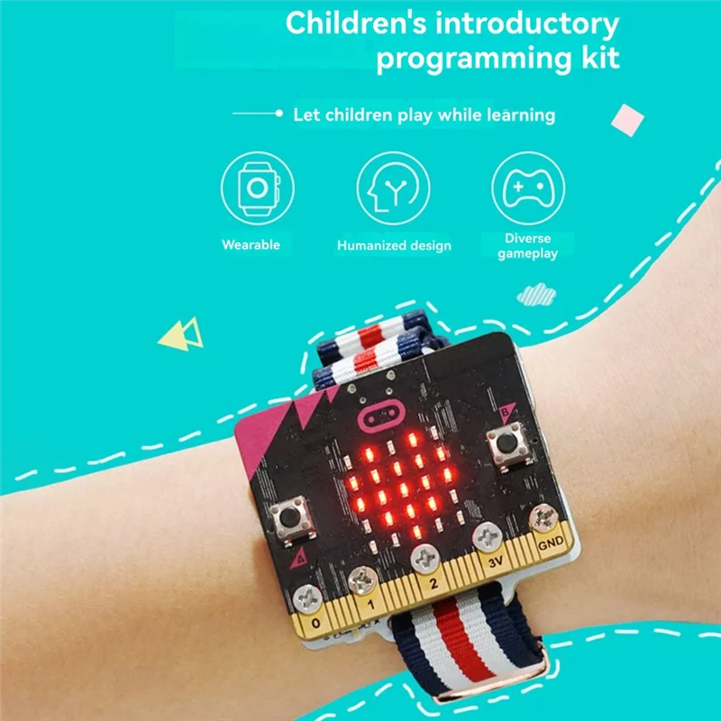 

Для Micro:Bit V2 Microbit V2 макетная плата программируемый комплект часов для образования обучающий комплект для школы DIY проект