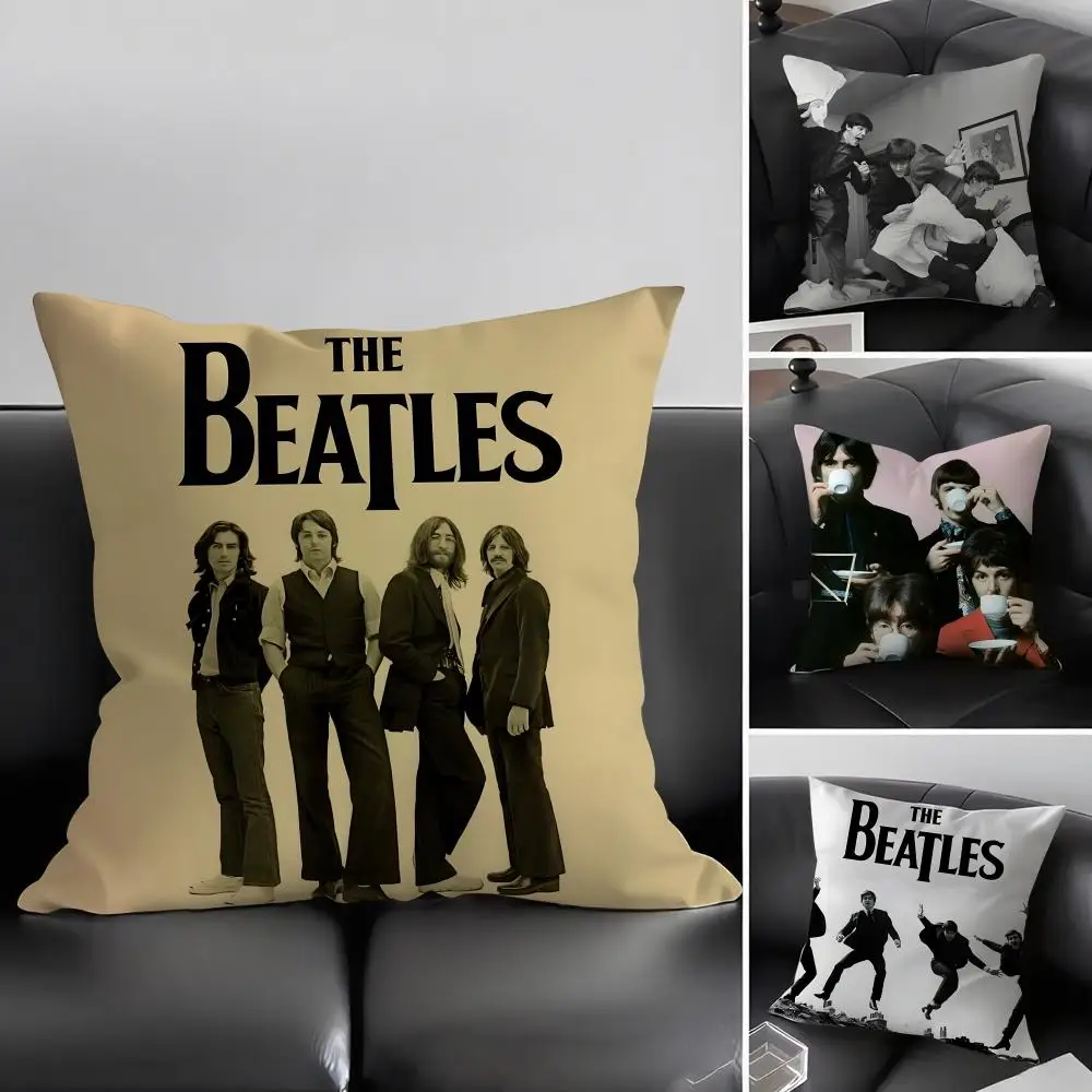 T-The BeatlesS Band Cushion Cover Pillowcase Ultra Soft Skin