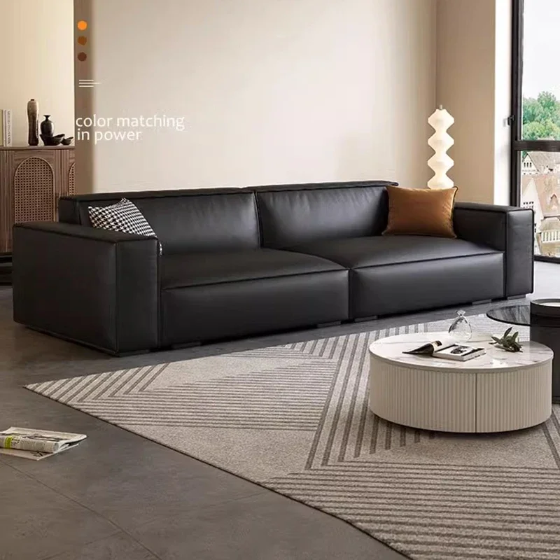 Leather Couch Living Room Sofas Puffs Futon Lazy Sectional Luxury Living Room Sofas Love Seat Koltuk Takımı Salon Furniture