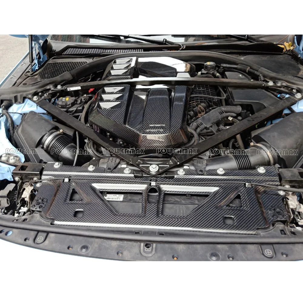 اكسسوارات السيارات الكربون الجاف M2 G87 لوحة كفن التبريد ل W G87 G80 M3 G82 M4 المنافسة 2020-2024 #5