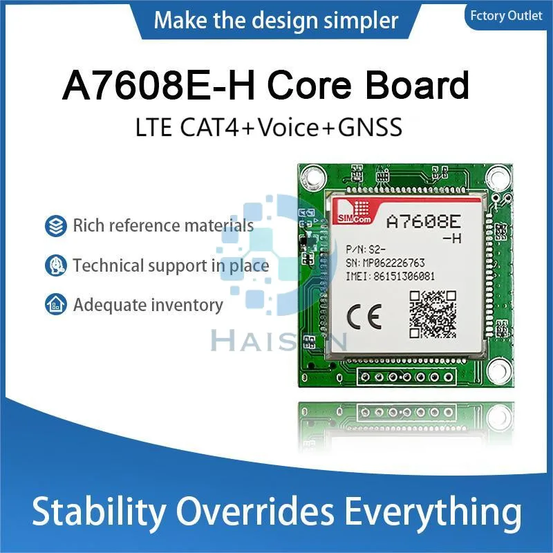 HAISEN SIMCOM A7608E-H Core Board A7608E-H Development Board LTE CAT4+Voice+GNSS A7608