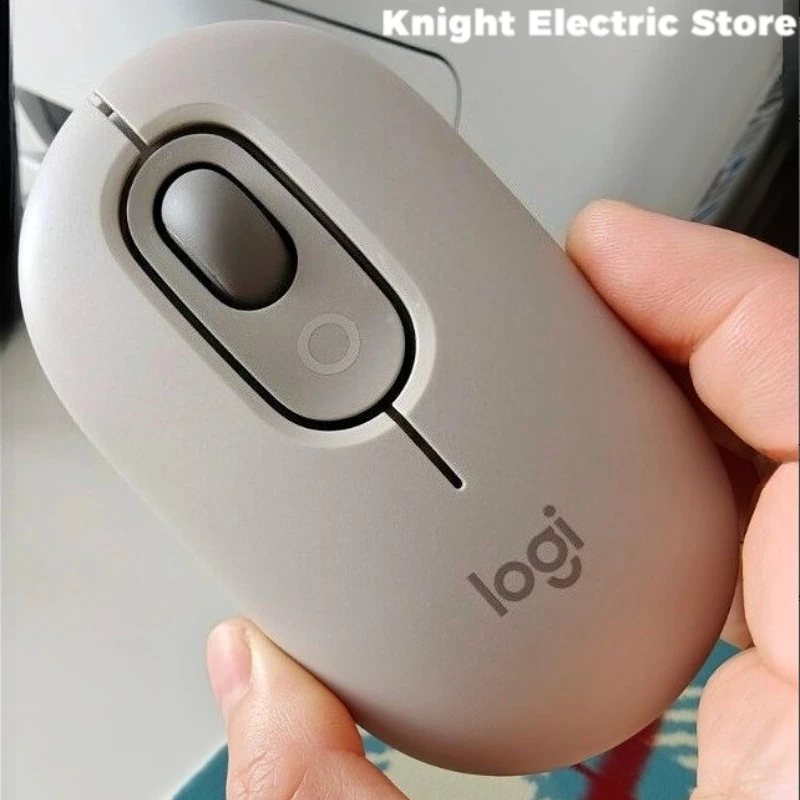 

Logitech POP Bluetooth Office Mouse Wireless Dual-mode Smart Wheel Multi-device Connection Small Hand Mouse Computer Accessories