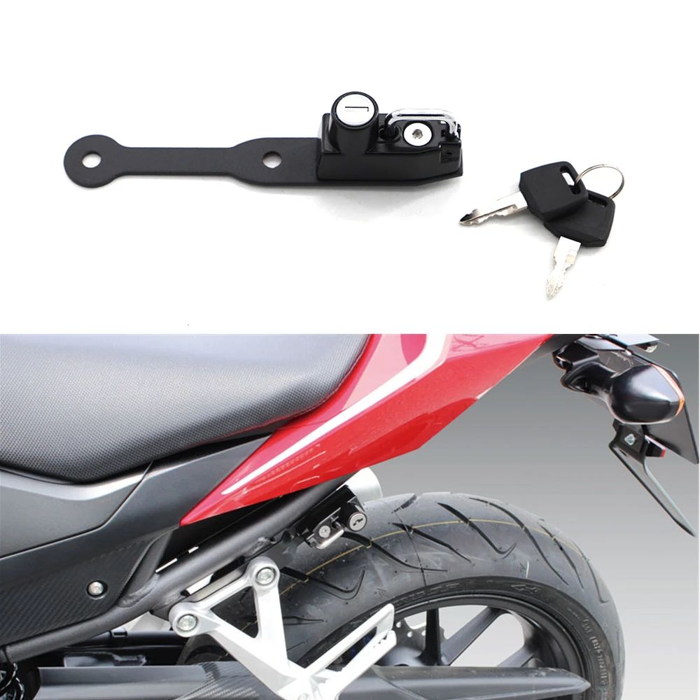 For Honda CBR400R 2016 2017 2018 CB400F, CB400X, CB500F, CB500X, CBR500R Motorcycle Helmet Lock Bloqueo De Casco