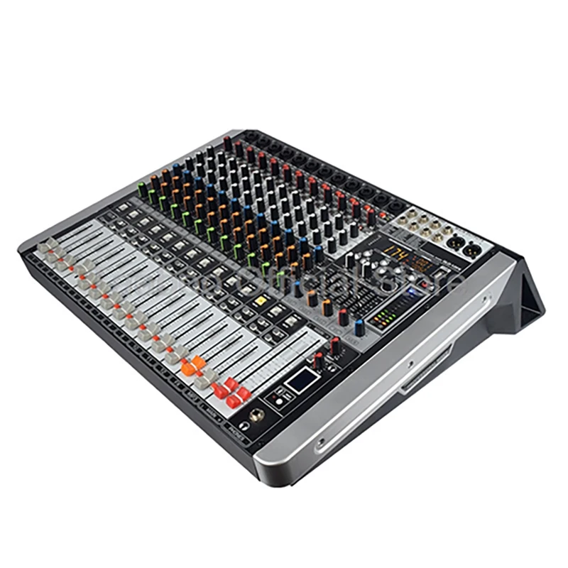 2x1200 Mixing Console 12 Channels Audio Mixer Professional Mixers with 48V Prower Bluetooth USB  Digital Console for DJ Bar Show