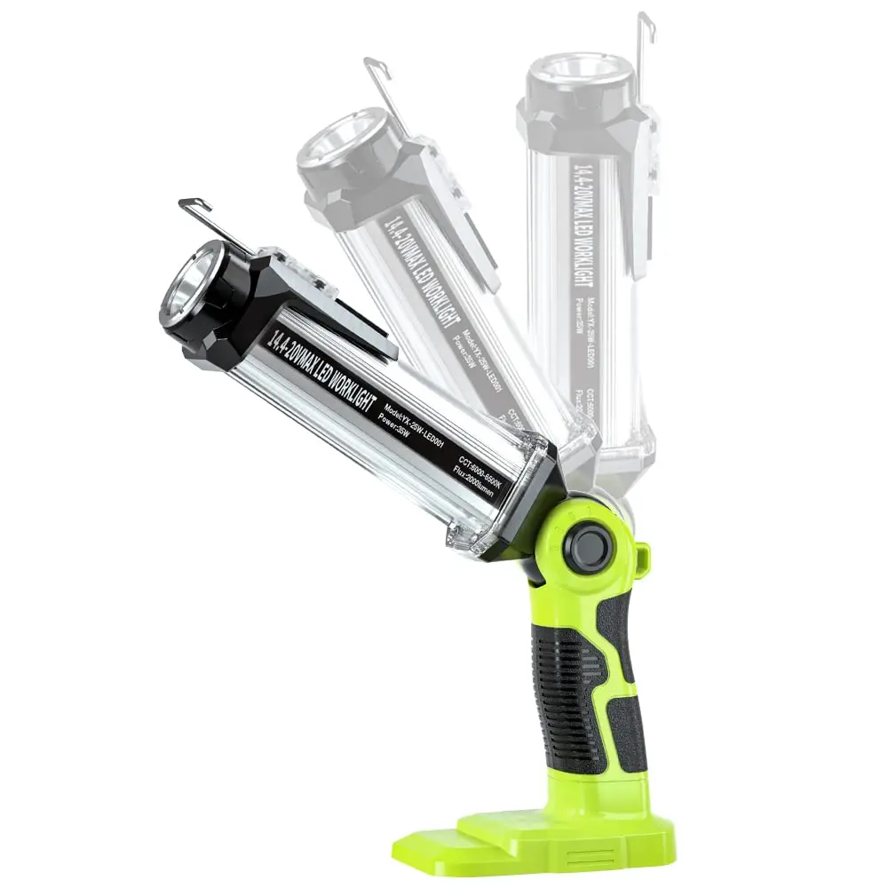 

35W Portable Floodlight Emergency Lighting Rechargeable Work Light for Ryobi 18V Battery for Workshops, Camping and Emergencies