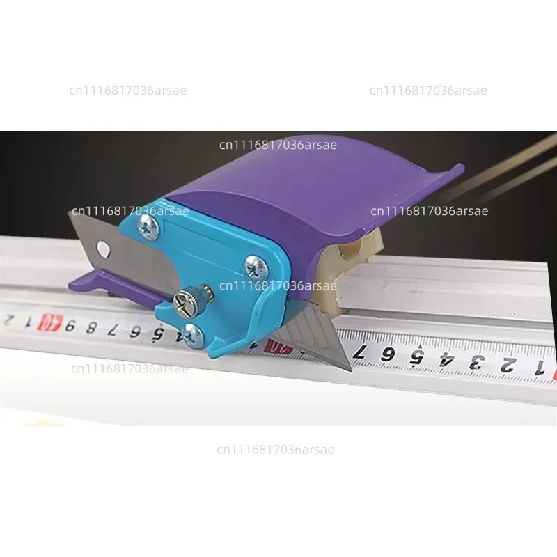 Art Drawing Paper Leather Paper Cutting Knife, Sliding Cutting Knife Aluminum Alloy Ruler