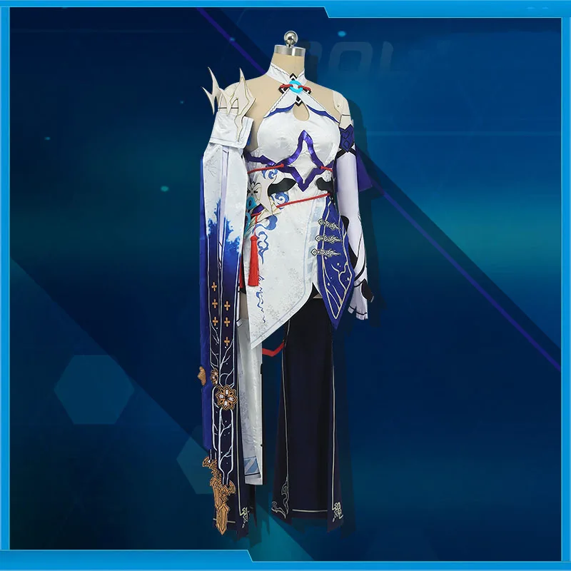 COS-KiKi Anime Honkai Impact 3rd Li SuShang Game Suit Cosplay Costume Gorgeous Dress Uniform Halloween Party Role Play Outfit