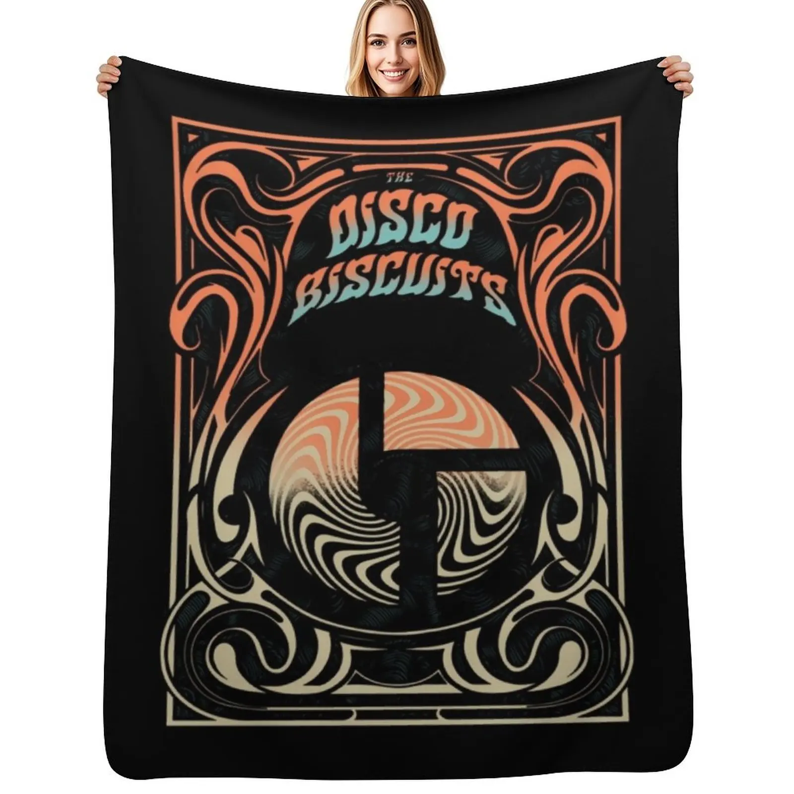 

DISCO BISCUITS BAND Throw Blanket Warm Comfortable Blanket Gift for Parents Friends