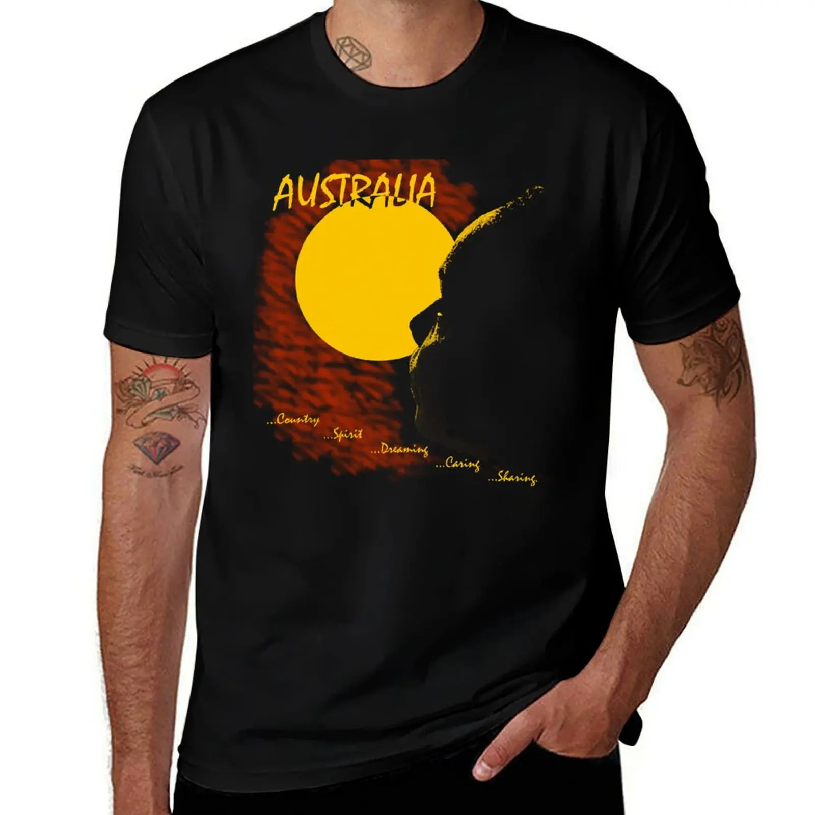 Aussie Dreaming T-Shirt Plus Size Lightweight Top T-Shirt
