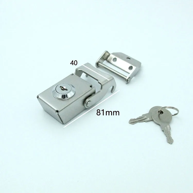 stainless steel lock side box tool case lock bag part hardware Motorcycle Aluminum alloy trunk fixed buckle diy handmade