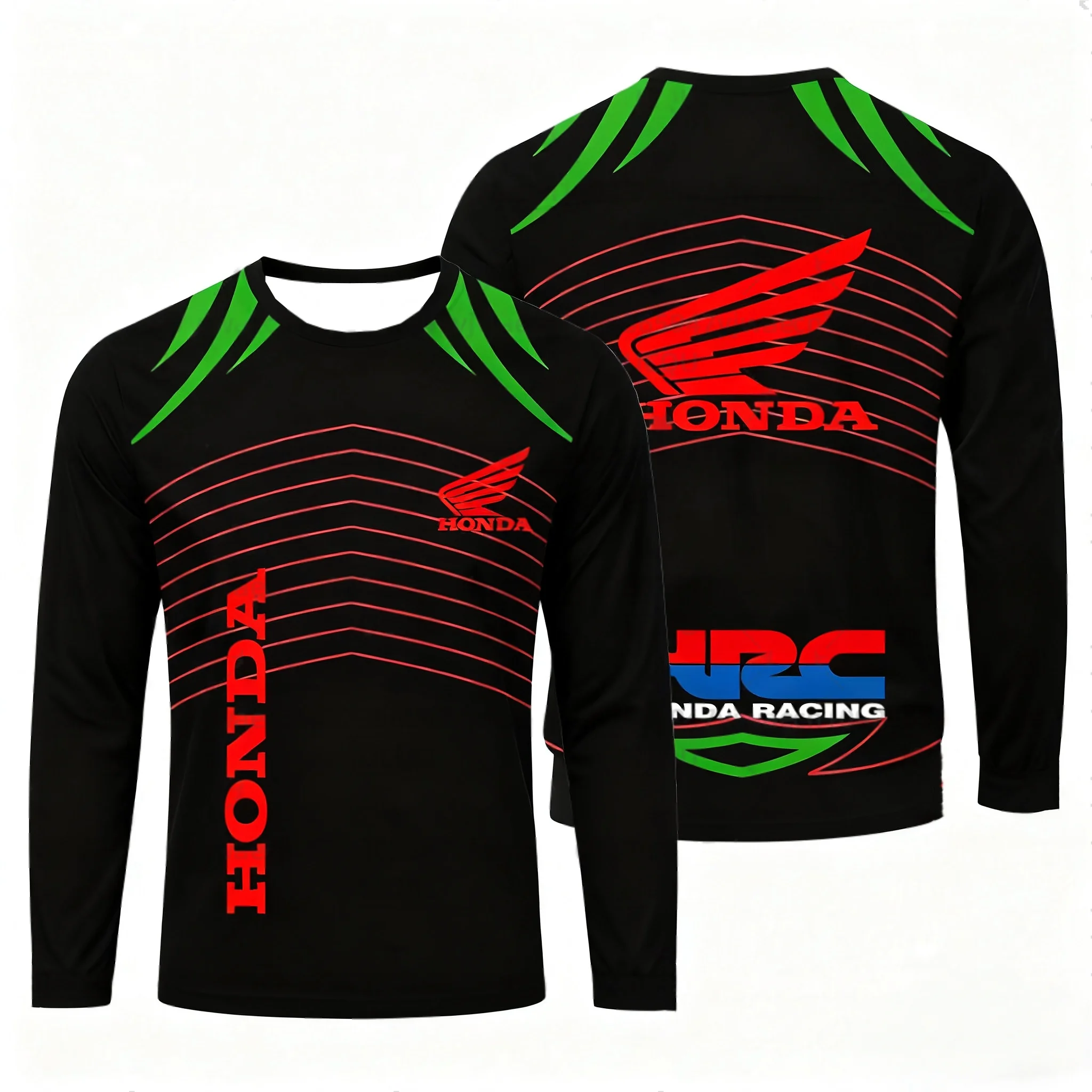 

Latest Hot Selling Honda Printed Off-road Motorcycle Mountain Bike Racing Sport Long Sleeved Breathable Quick Drying T-shirt