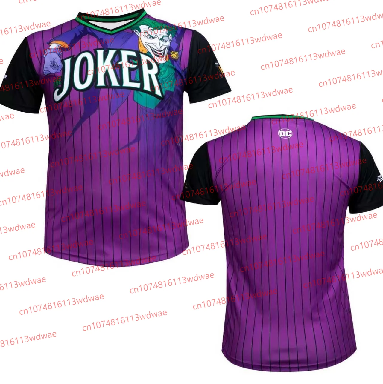 조커 남성 스키니 티셔츠 브이넥 반팔 조깅 스포츠 빠른 건조 스포츠 피트니스 슈트 키트 조커 피트니스 저지 짐 티셔츠