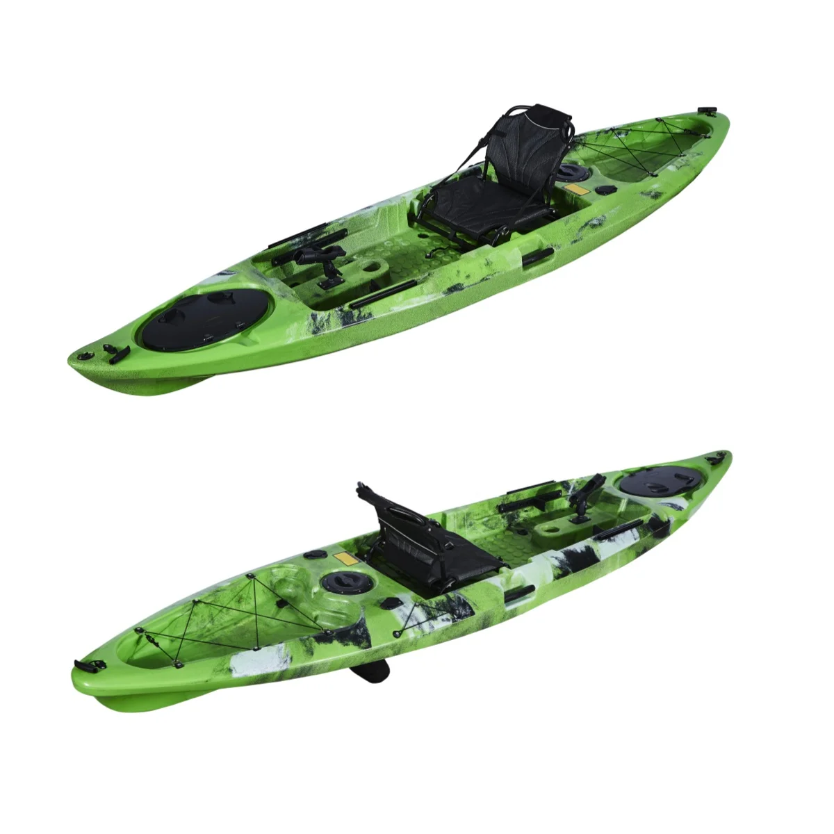 12FT Cheap High Quality Sea Canoe Kayak Single One Person PVC Hull Material For Outdoor Touring And Fishing For Wholesale