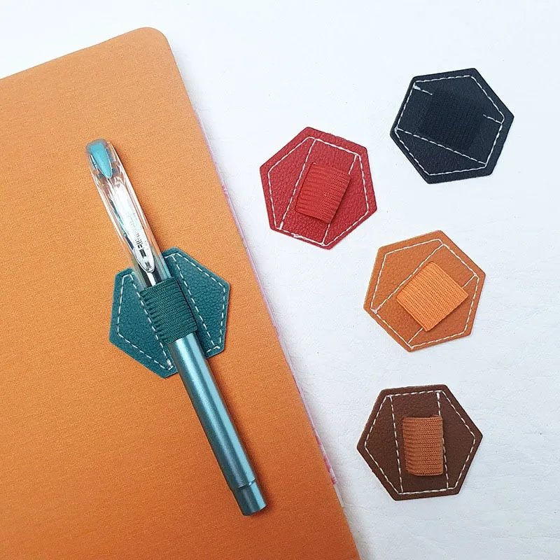 

Самоклеящийся держатель для ручек из искусственной кожи, емкостный держатель для ручек для iPad, эластичная лента, компьютерный самоклеящийся держатель для ручек, органайзер для канцелярских принадлежностей