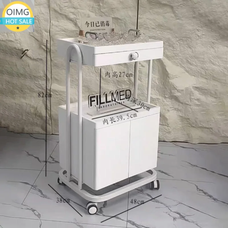 Unique Glamour Trolly Cart Aesthetic Minimalist Storage Nordic Trolley Modern Luxury Carrello Parrucchiere Salon Furniture