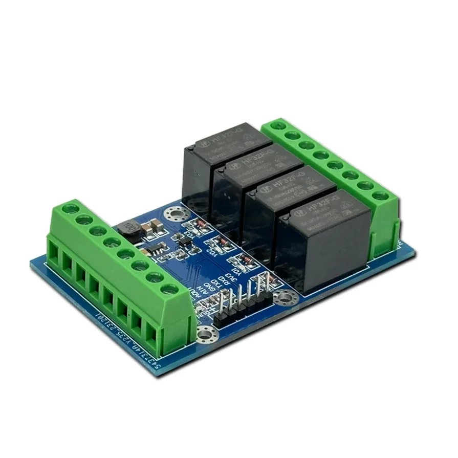 Domestic Simple PLC Industrial Control Board Compatible With Mitsubishi FX3U 6 Channel Input and 4 Channel Relay Output